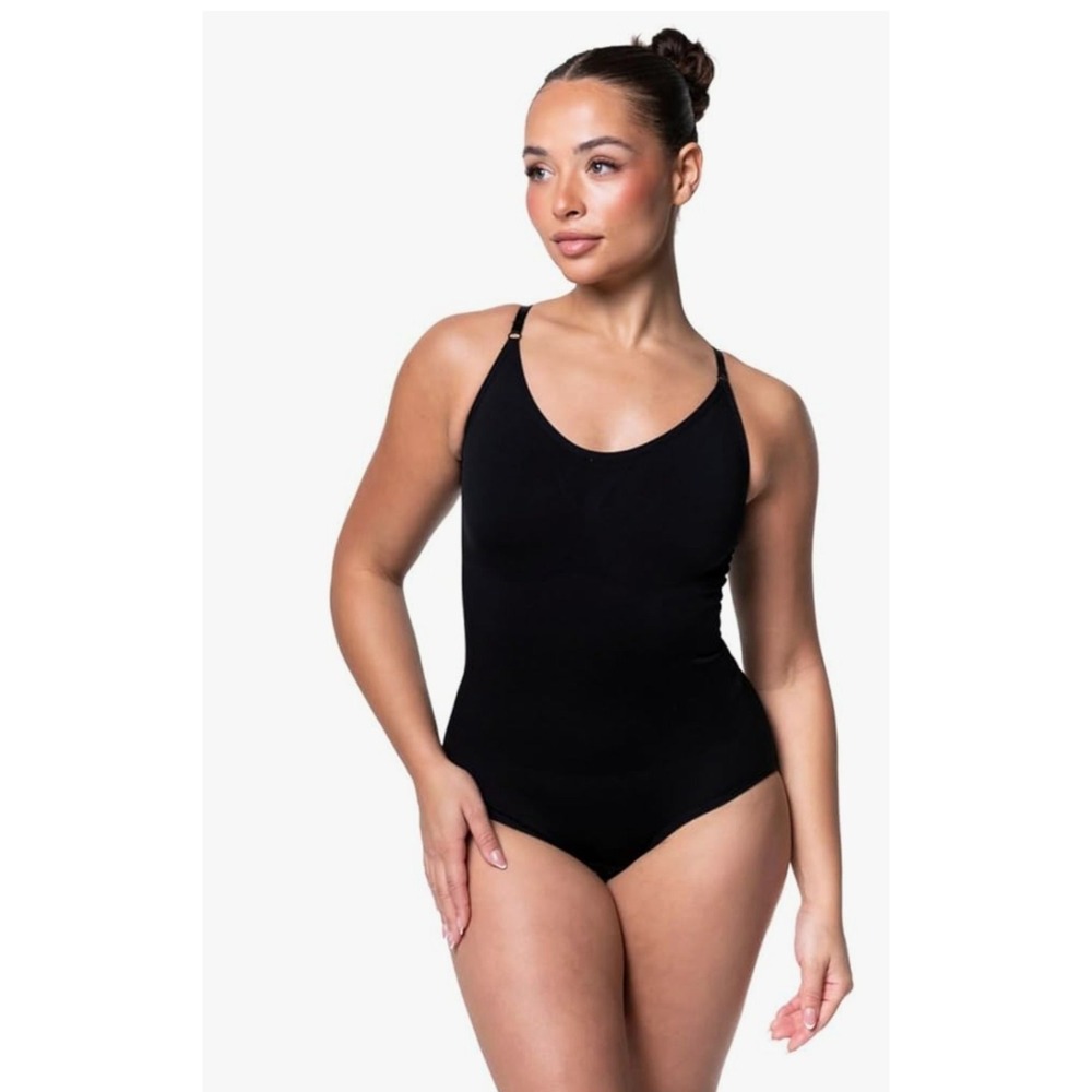 Revenge X Body Women's Solid Snatched Original Bodysuit Black XS NWT